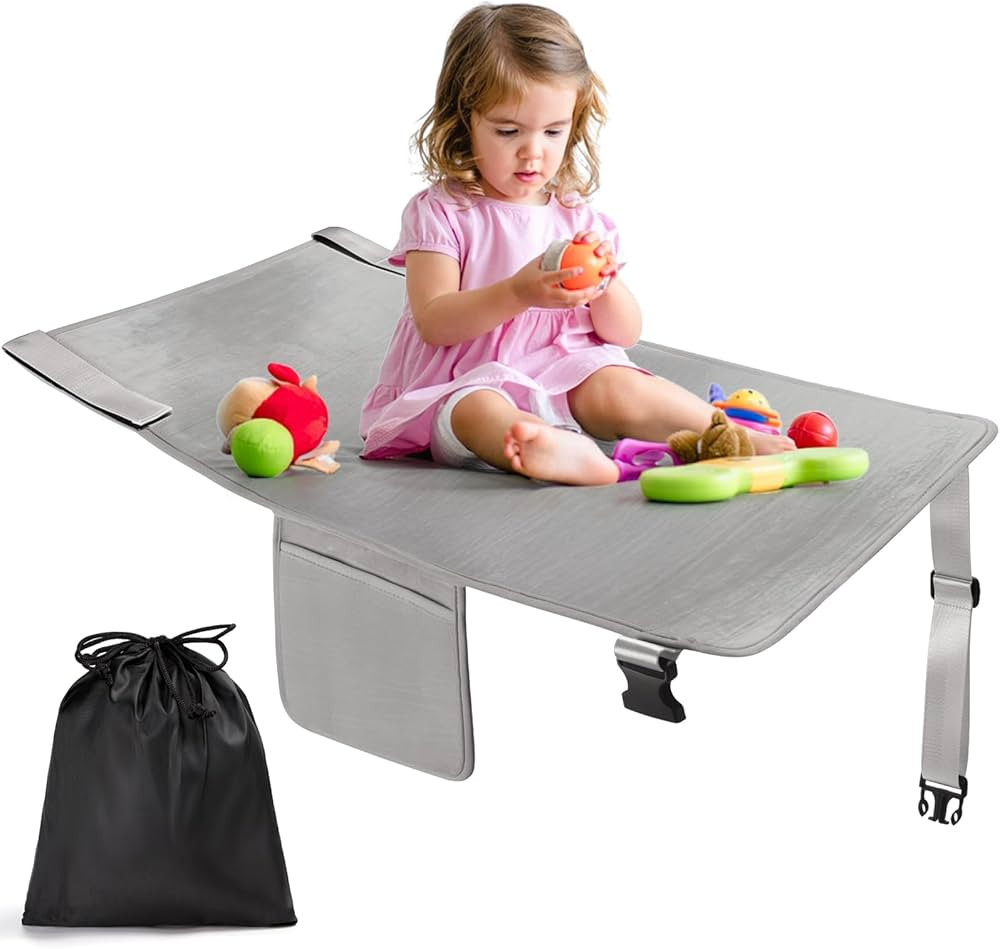 Toddler Airplane Bed, Kids Airplane Seat Extender Travel Bed, Kids Airplane Travel Essentials, Mu... | Amazon (US)