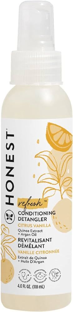 The Honest Company Conditioning Hair Detangler | Leave-in Conditioner + Fortifying Spray | Tear-f... | Amazon (US)