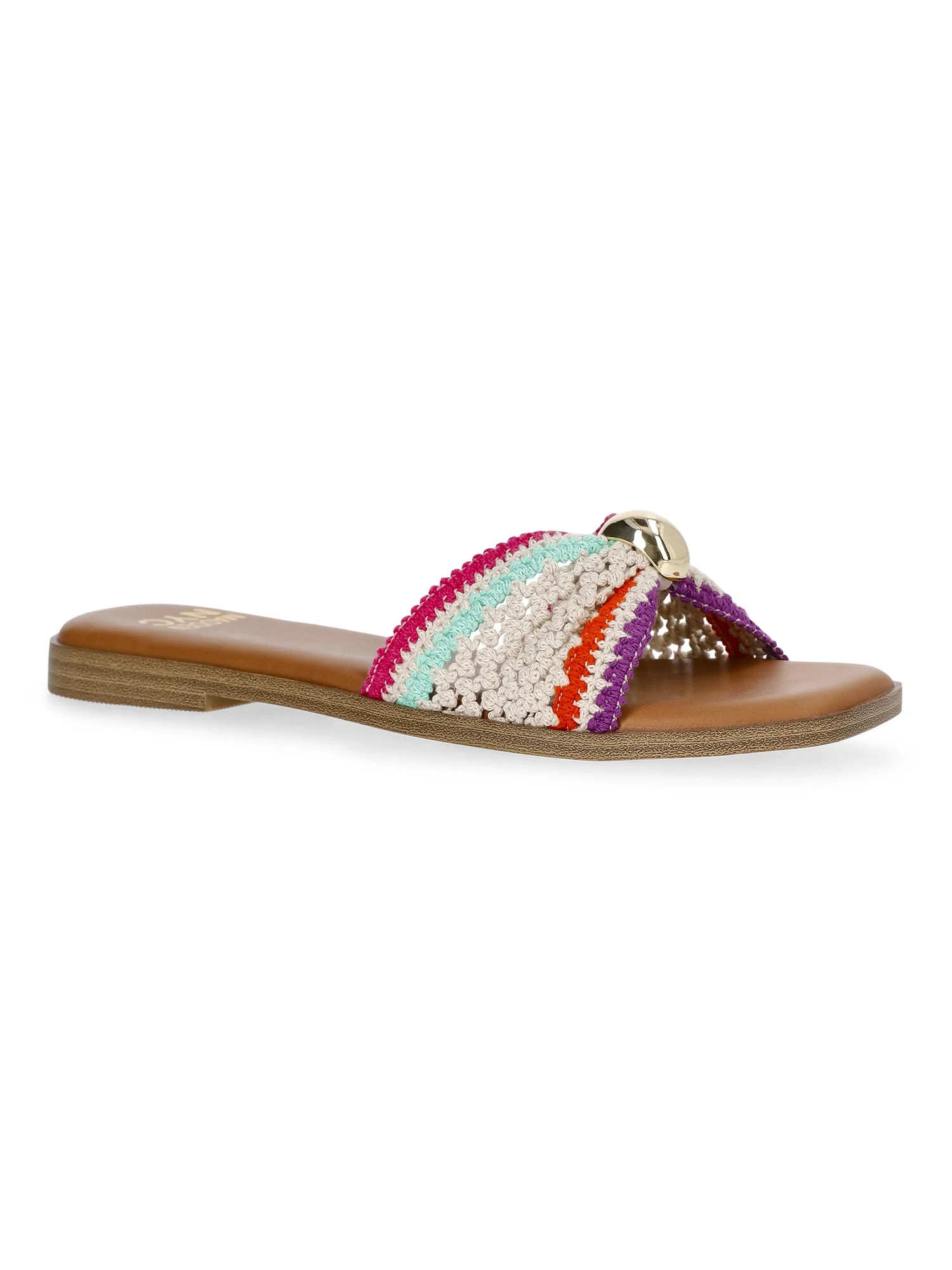 Madden NYC Women's Crochet Slide Sandals | Walmart (US)