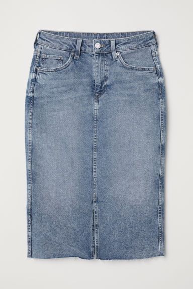 Knee-length Denim Skirt | H&M (US)