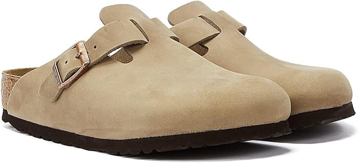 Birkenstock Men's Boston Vintage Bold Grip Clogs | Amazon (US)