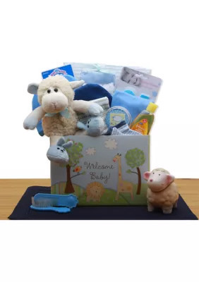 Gbds Welcome New Baby Gift Box - Blue | Belk