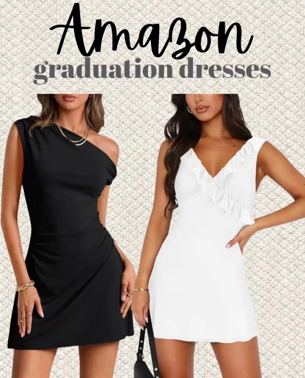 Graduation dresses from Amazon! 
College graduation dress
Highschool graduation dress
Black mini dress
Short black dresses
White mini dress 
Short white dresses
Amazon cocktail dress

#LTKSeasonal #LTKPetite #LTKU