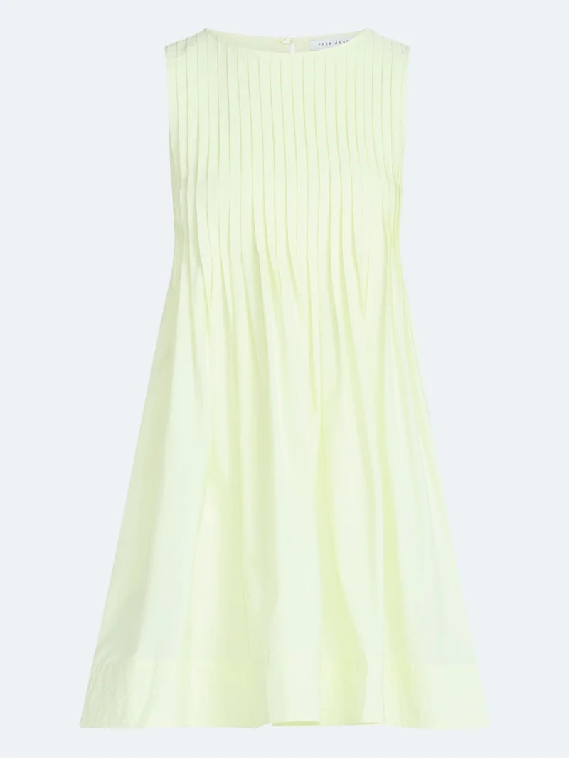 Free Assembly Women's Sleeveless Pleated Mini Dress, Sizes XS-XXL | Walmart (US)