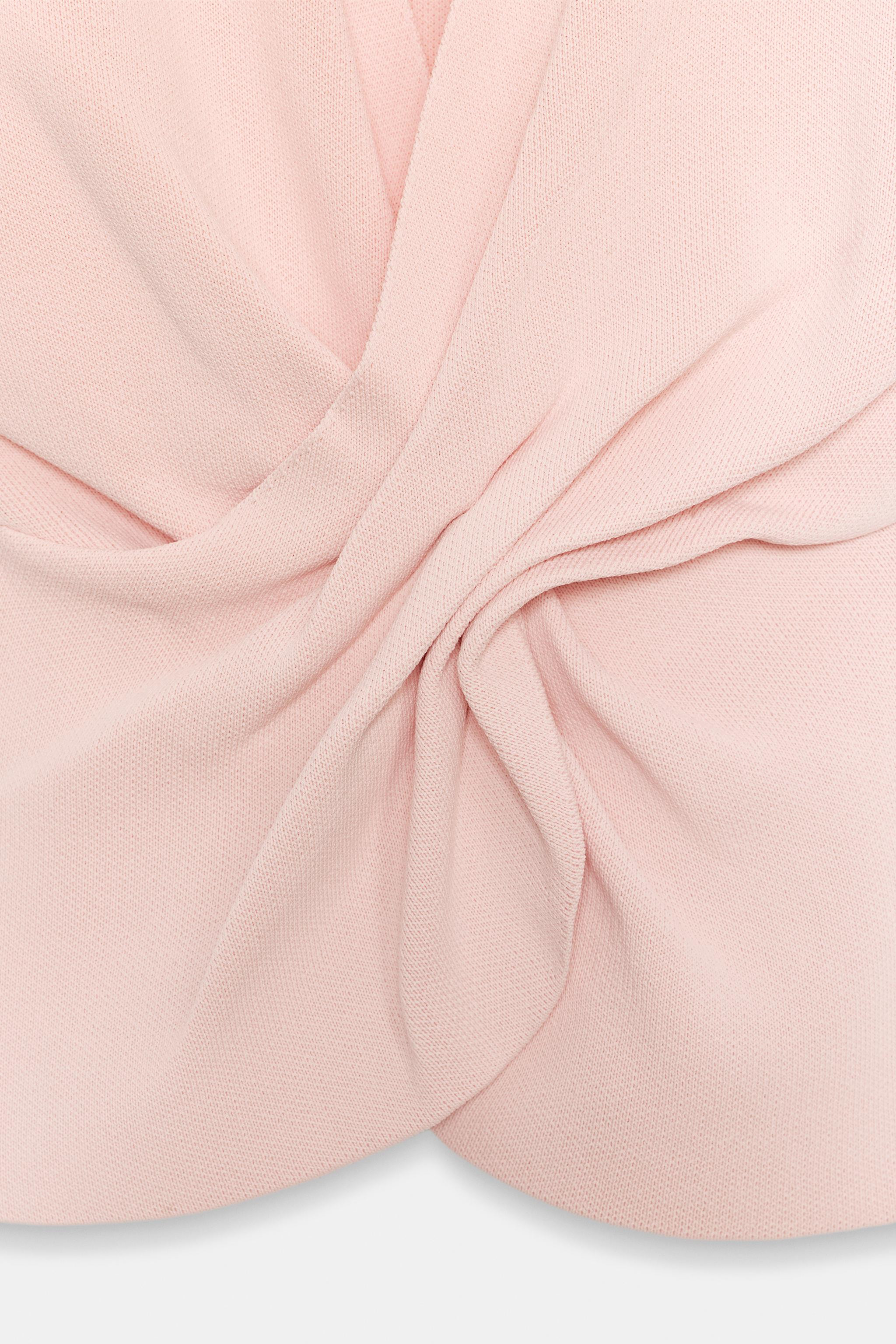 DRAPED KNIT TOP | Zara US