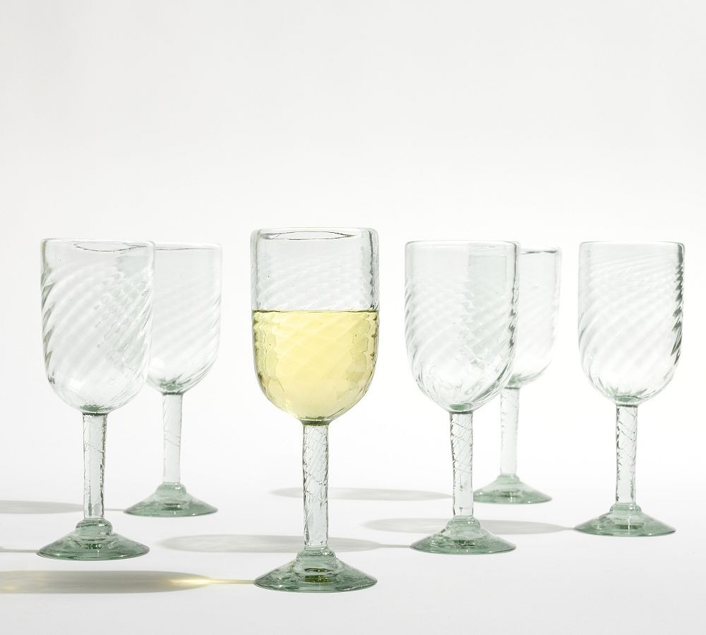 Twist Wine Goblets | Pottery Barn (US)