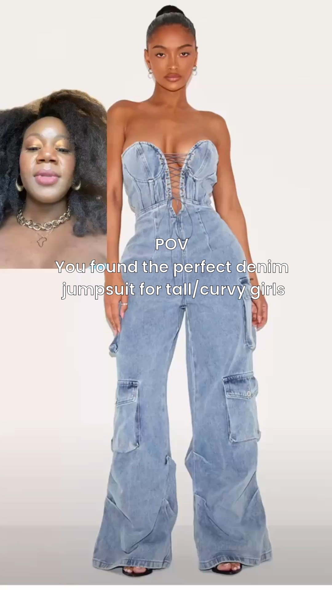 I was absolutely shocked at how good this is! I’m wearing a size 16. The material has no stretch and the fit is oversized 

Denim jumpsuit, Summer Outfit, Tall Denim, PrettyLittleThing

#LTKStyleTip #LTKMidsize #LTKFindsUnder100