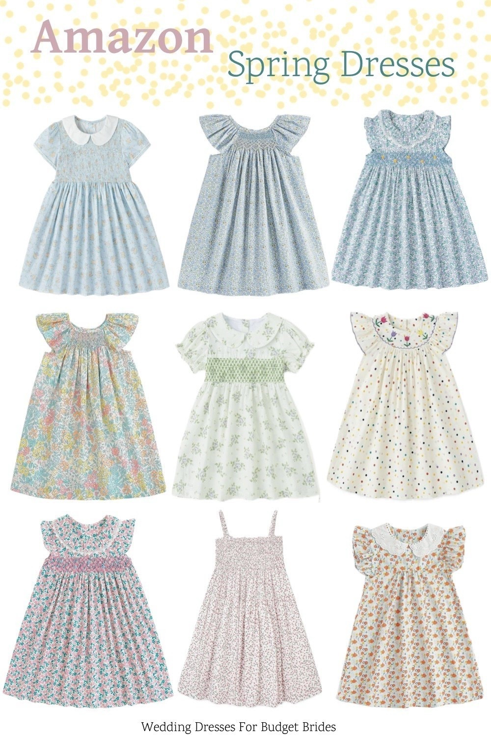Affordable spring girls dresses on Amazon. 

Girls party dresses, flower girl dresses, girls formal dresses, girls special occasion dress, easter dresses.

#LTKWedding #LTKKids #LTKspringtrends