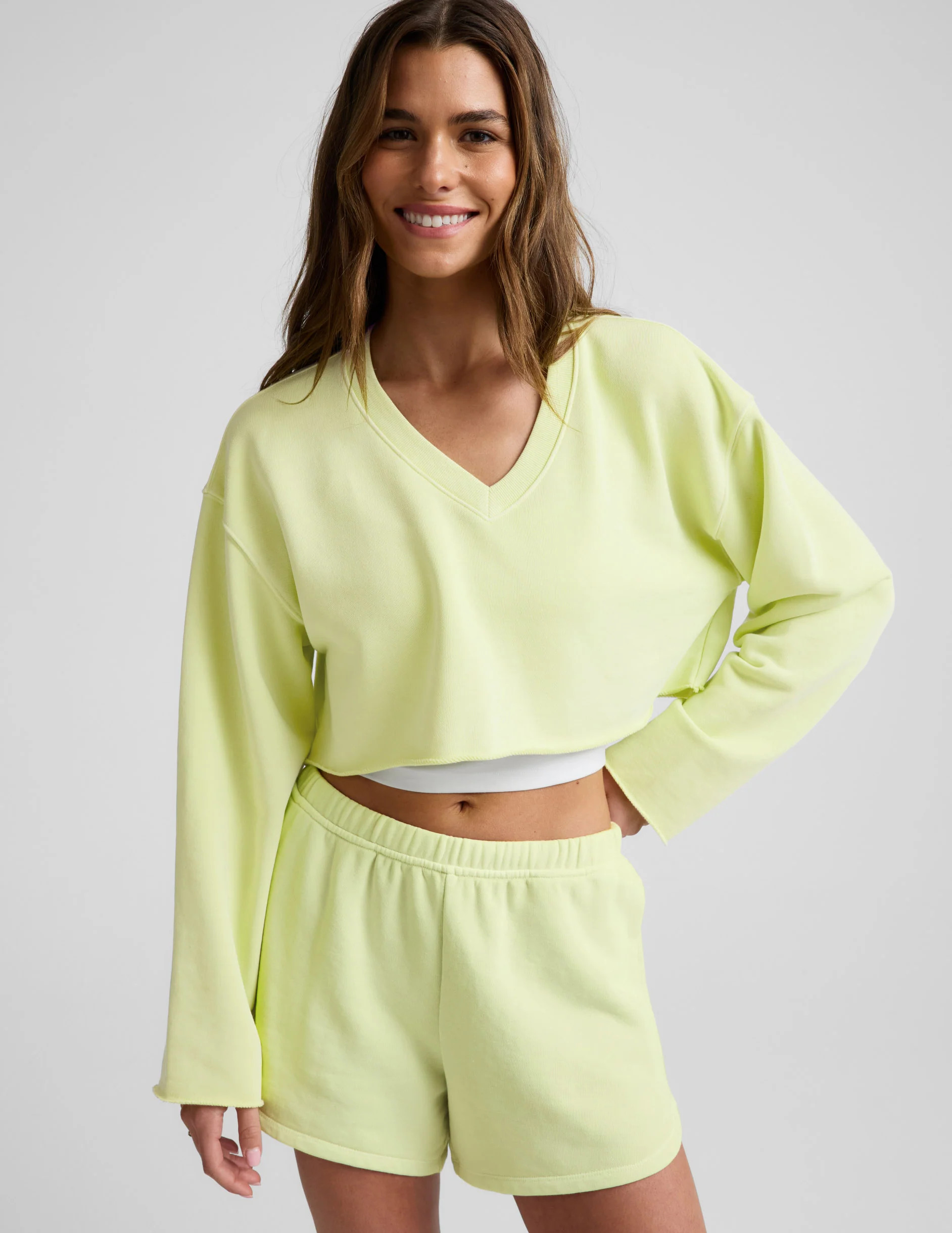 Fade Out Cropped Long Sleeve | Beyond Yoga | Beyond Yoga