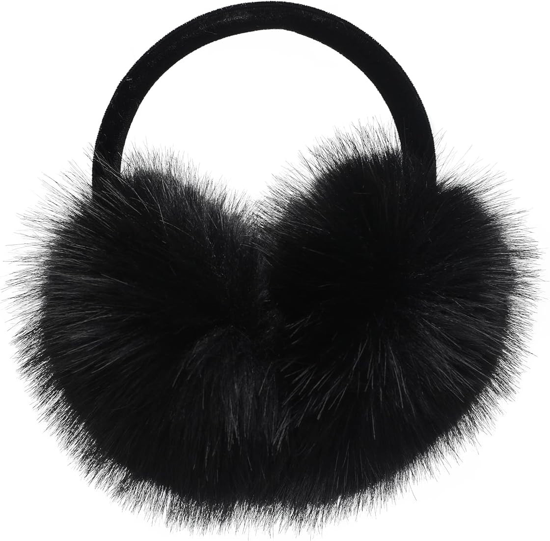 ZLYC Womens Girls Winter Fashion Adjustable Faux Fur EarMuffs Ear Warmers | Amazon (US)