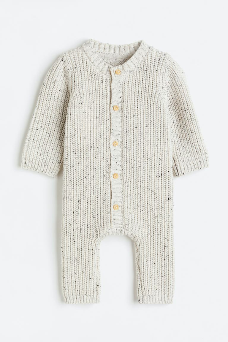 Knit Cotton Jumpsuit | H&M (US + CA)
