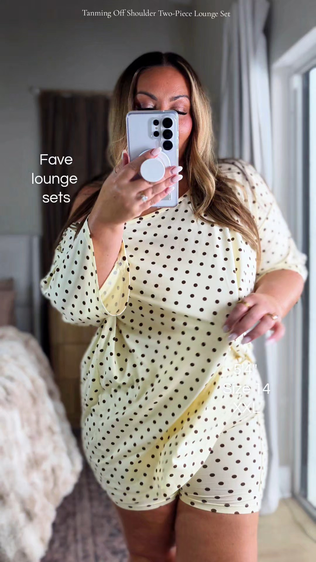 Off shoulder lounge sets >>>

#LTKMidsize #LTKOver40 #LTKootd