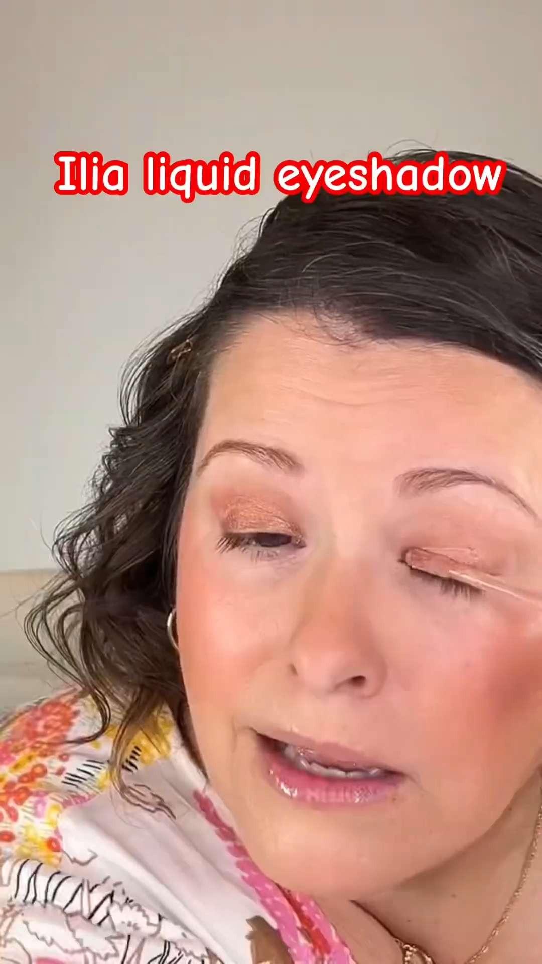 Trying the Ilia Liquid Eye Shadow 

 #LTKOver40 #LTKBeauty