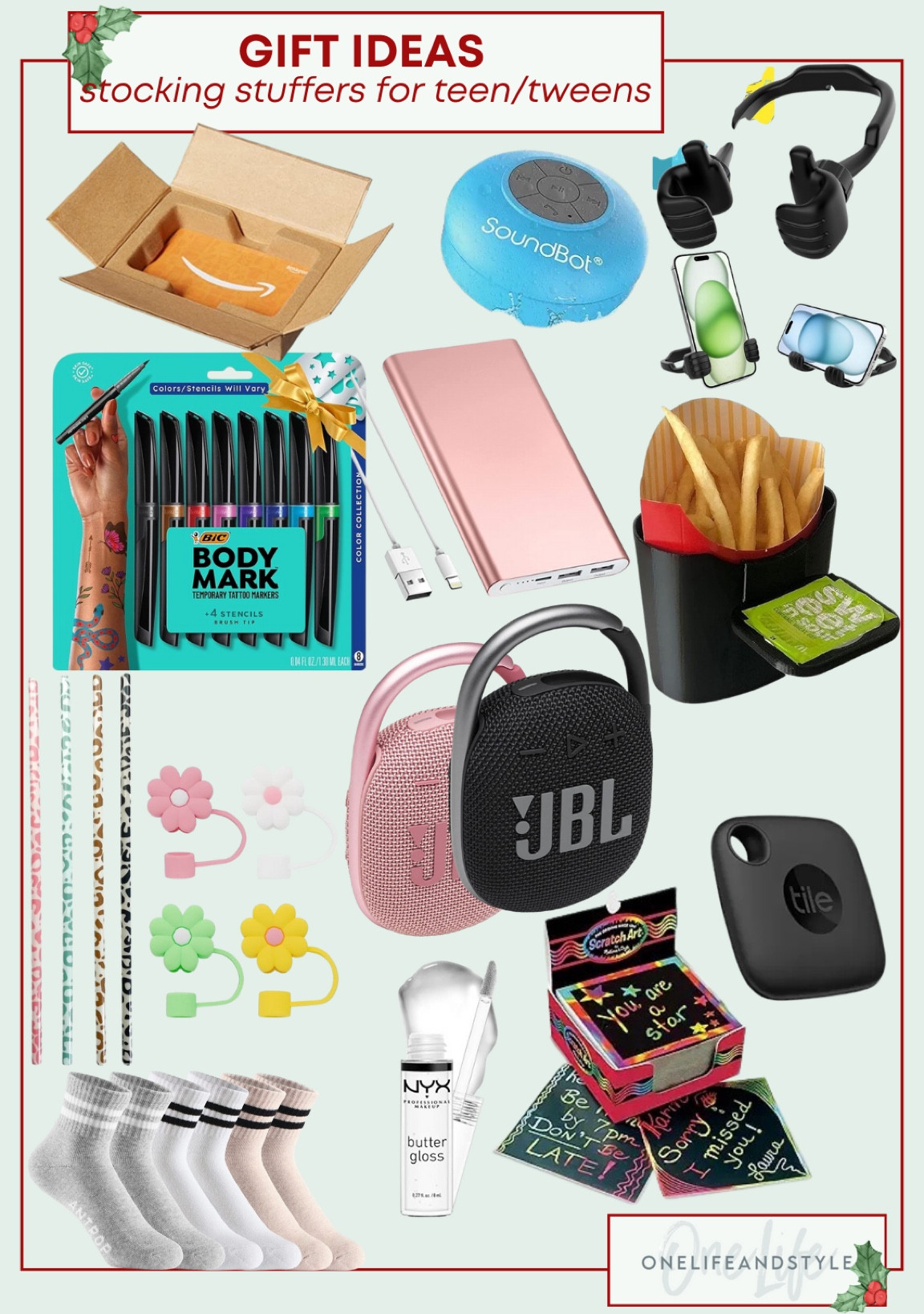 Stocking stuffer ideas for teens and tweens. Gift ideas  

#LTKGiftGuide #LTKHoliday #LTKSeasonal