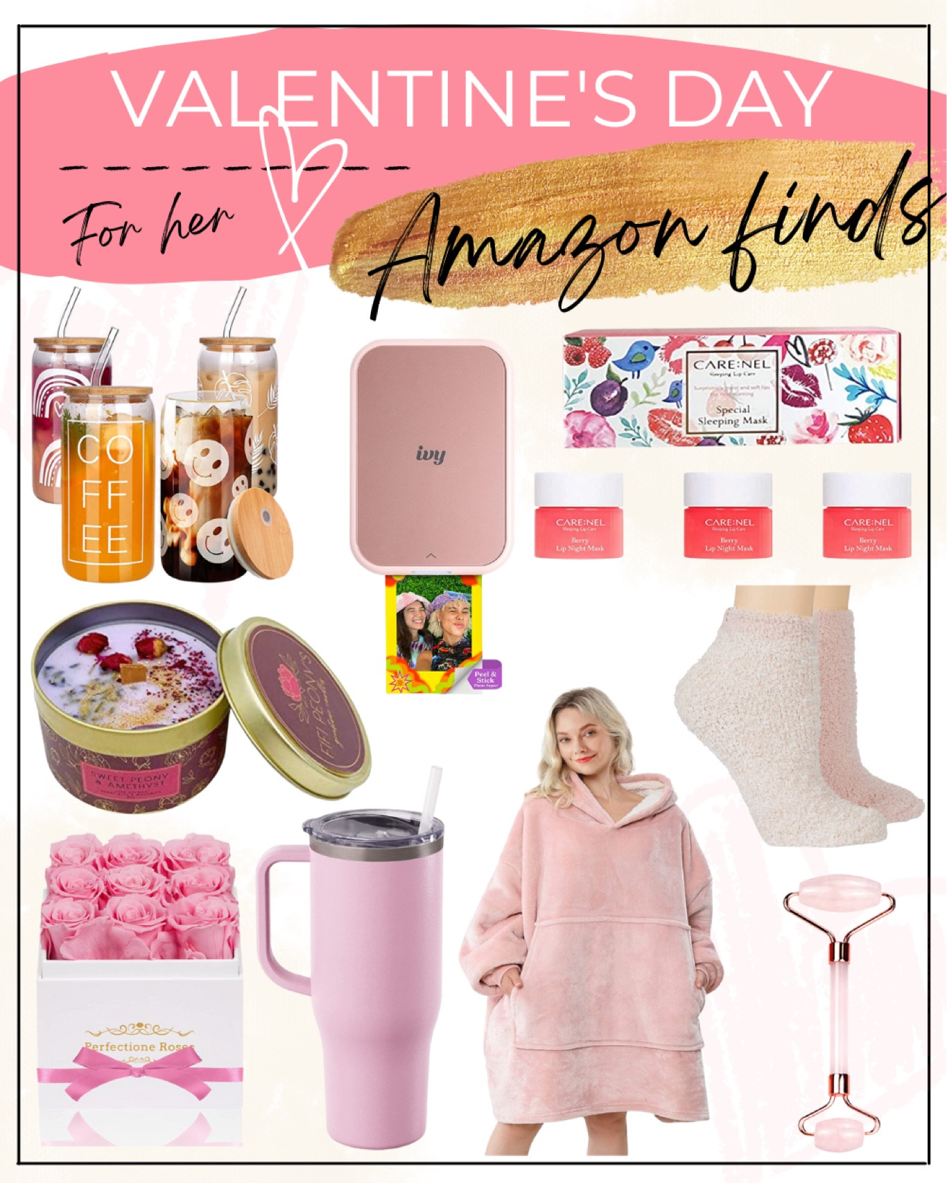 Valentine’s Day amazon gift guide

Valentines day gifts
Valentines day gift ideas
Gift ideas for her
Amazon gift guide
Valentine’s Day

#LTKunder100 #LTKstyletip #LTKhome #LTKbeauty

#LTKunder50 #LTKGiftGuide #LTKSeasonal
