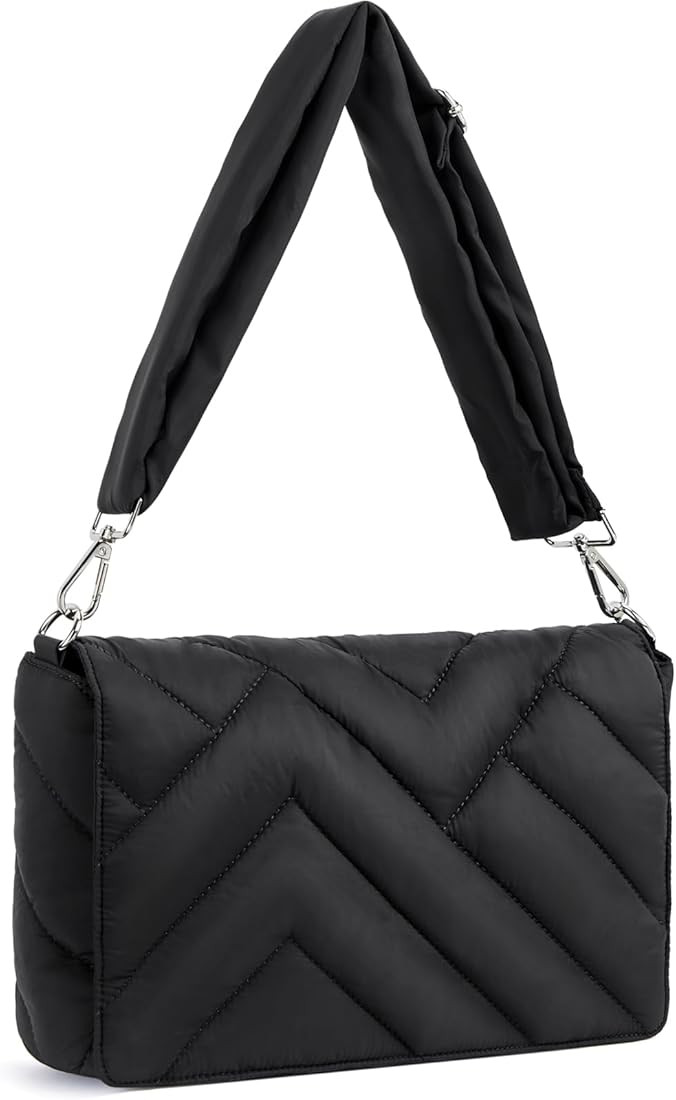 BOSTANTEN Quilted Crossbody Bags for Women Puffer Bag Designer Purse Lightweight Shoulder Handbag... | Amazon (US)