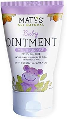 Maty's All Natural Multipurpose Baby Ointment - Petroleum & Fragrance Free - Made with Coconut & ... | Amazon (US)