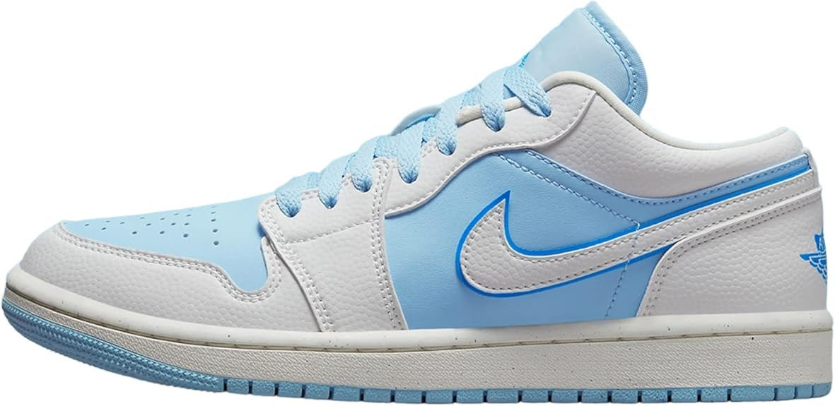 Nike Women's Air Jordan 1 Low UNC Basketball Shoe | Amazon (US)