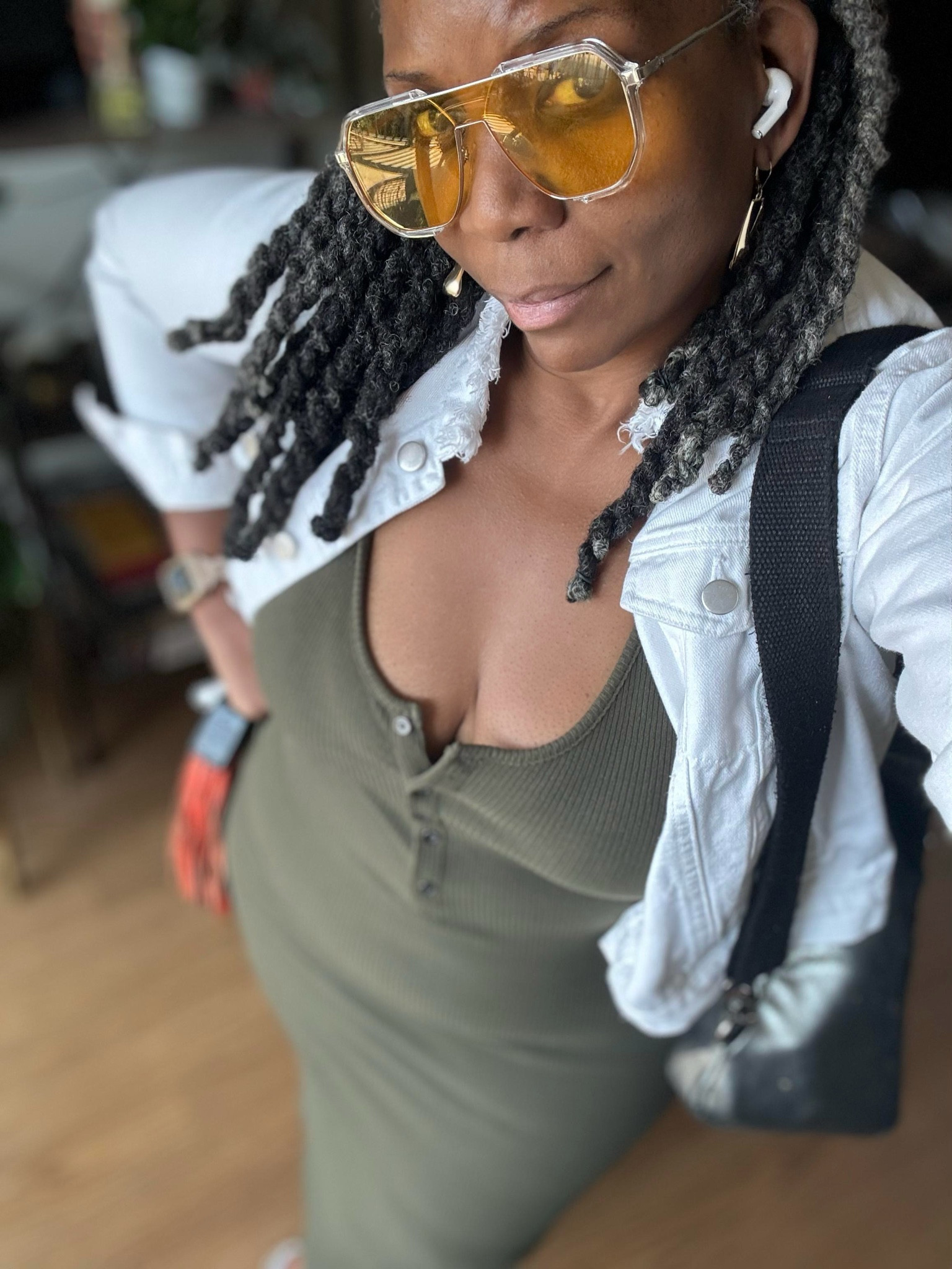 Casual Friday ‘fit: ribbed tank dress, frayed denim jacket & my favorite sambas easily go from work ➡️ Happy Hour 🍹

#LTKOver40 #LTKWorkwear #LTKFindsUnder50