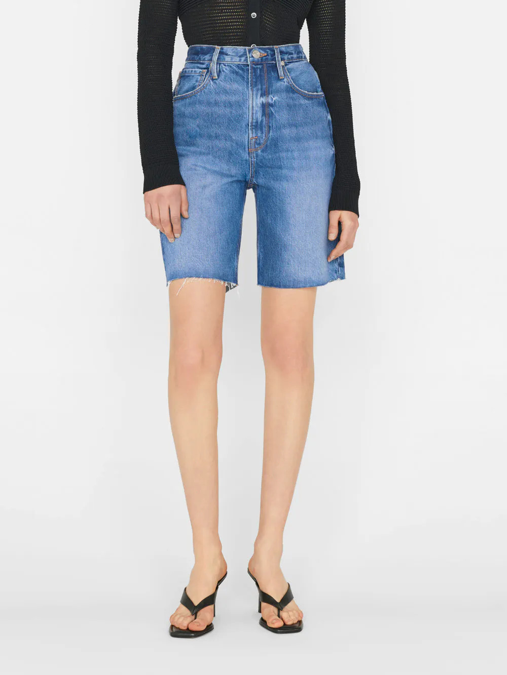 High Rise Bermuda -- Del Amo | Frame Denim