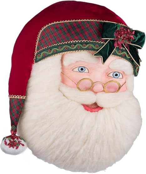 Katherine's Collection 2024 Holiday Magic Santa Wall Mask, 22-Inch | Amazon (US)