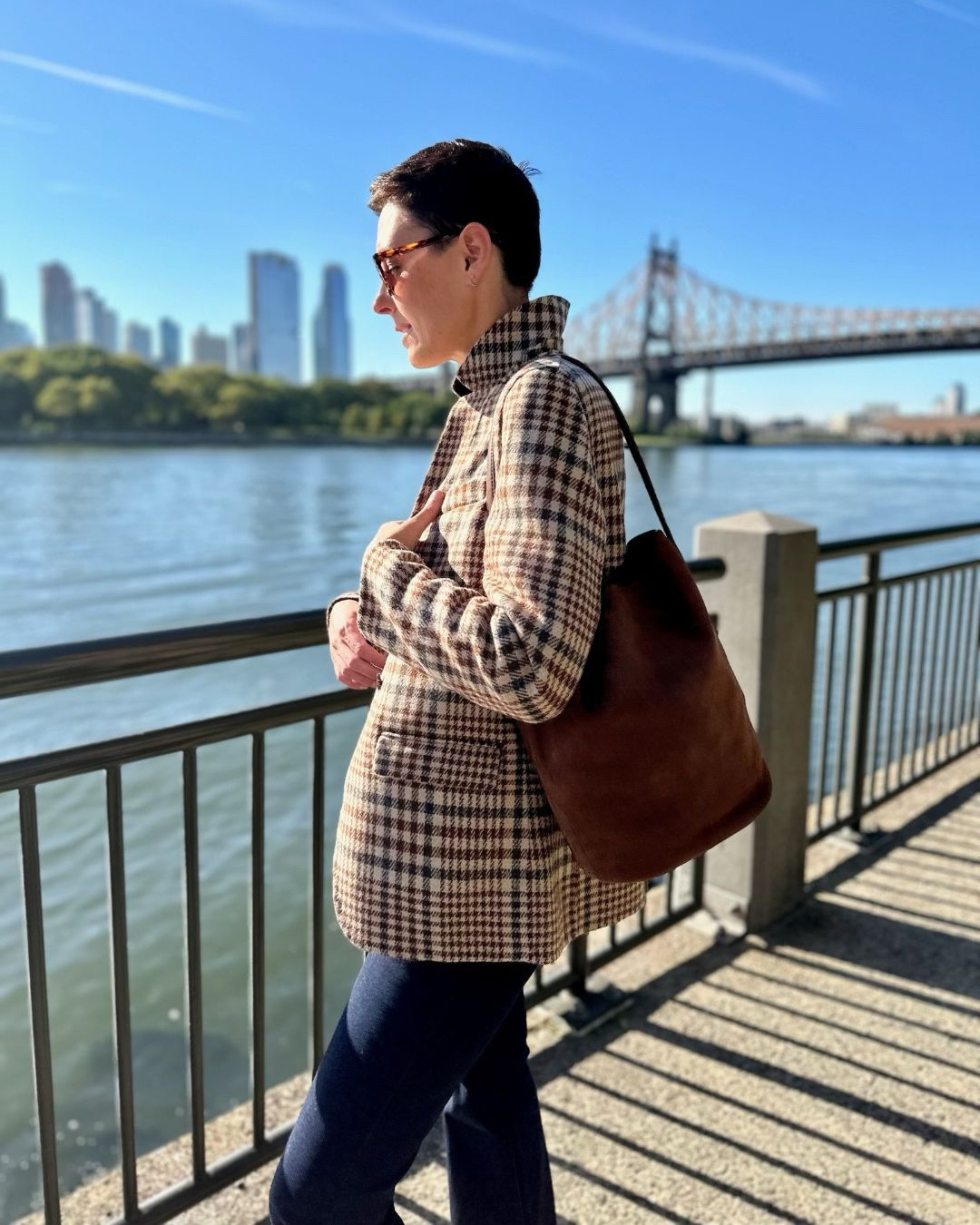 I’m so excited to share my favorite new outfit from @JCrew for fall! As the temps drop I’m all about cozy cashmere, suede, and wool. This chic outfit from @Jcrew will be on repeat! #InJcrew #ad