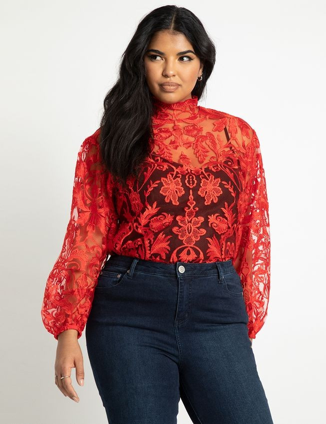 Lace Top | Eloquii