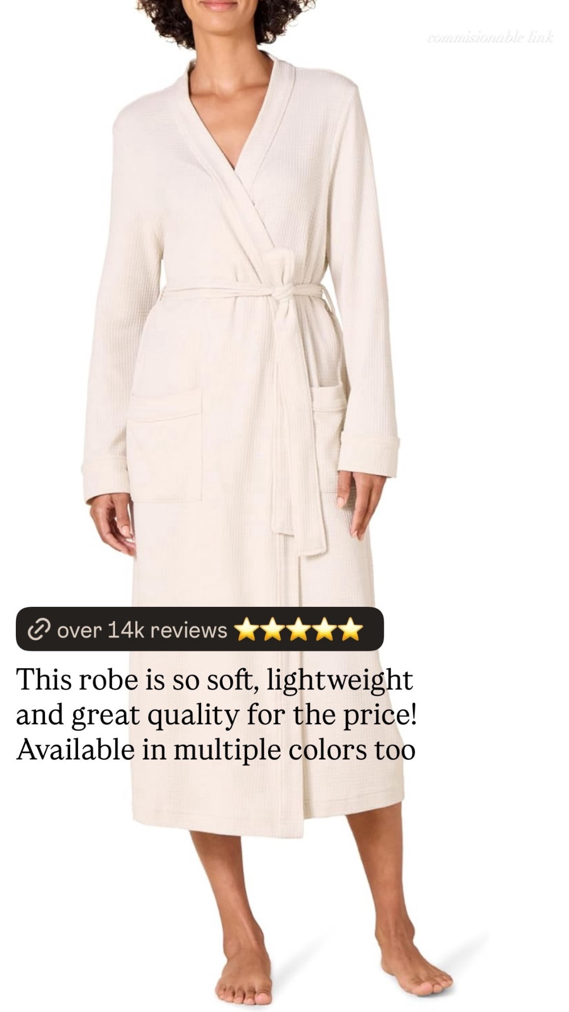 This robe is so soft, lightweight and great quality for the price! Available in multiple colors too🙌🏼

#LTKBeauty #LTKootd #LTKgrwm