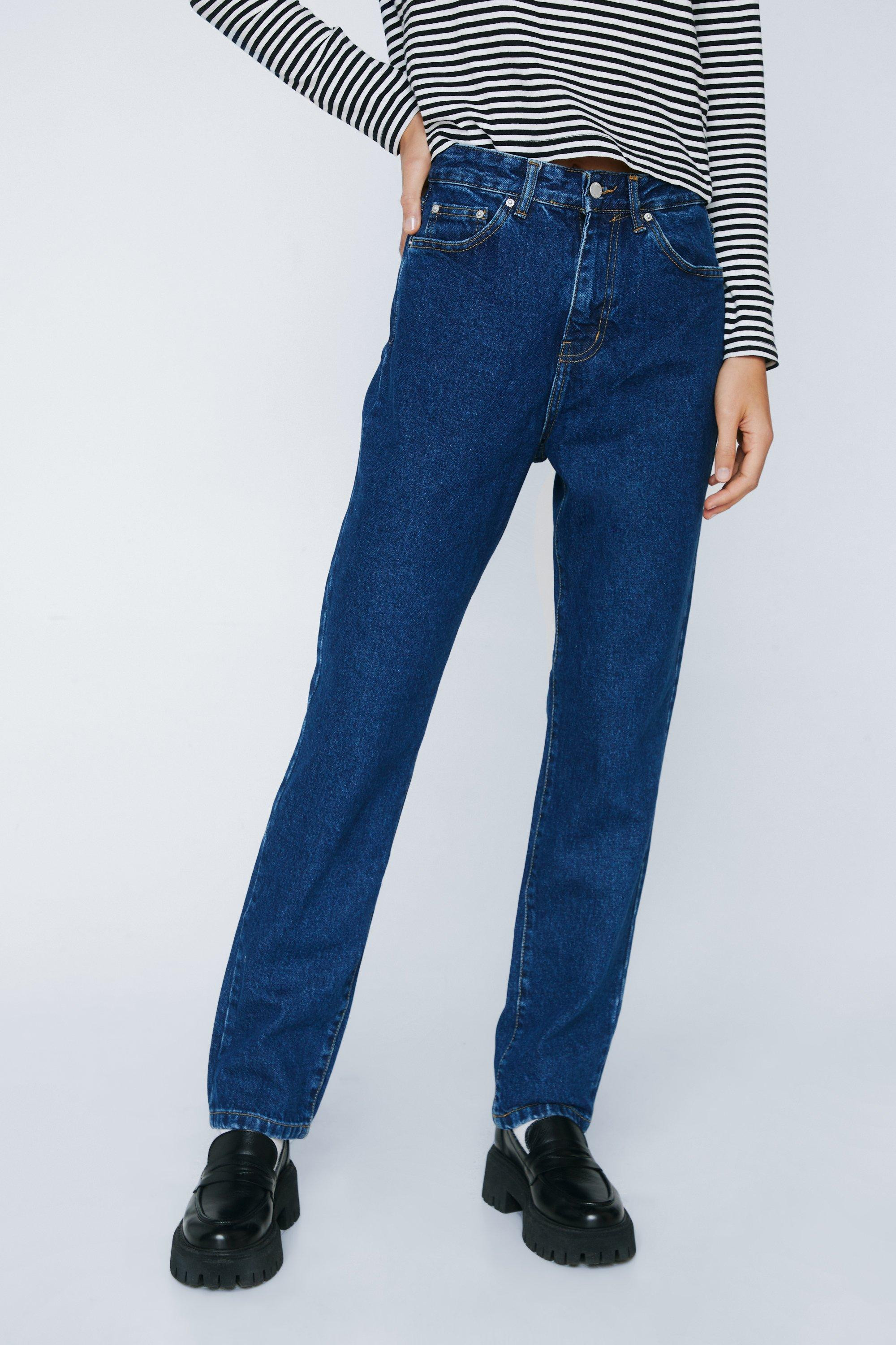 Organic Cotton Straight Leg Denim Jeans | Nasty Gal UK (+IE)