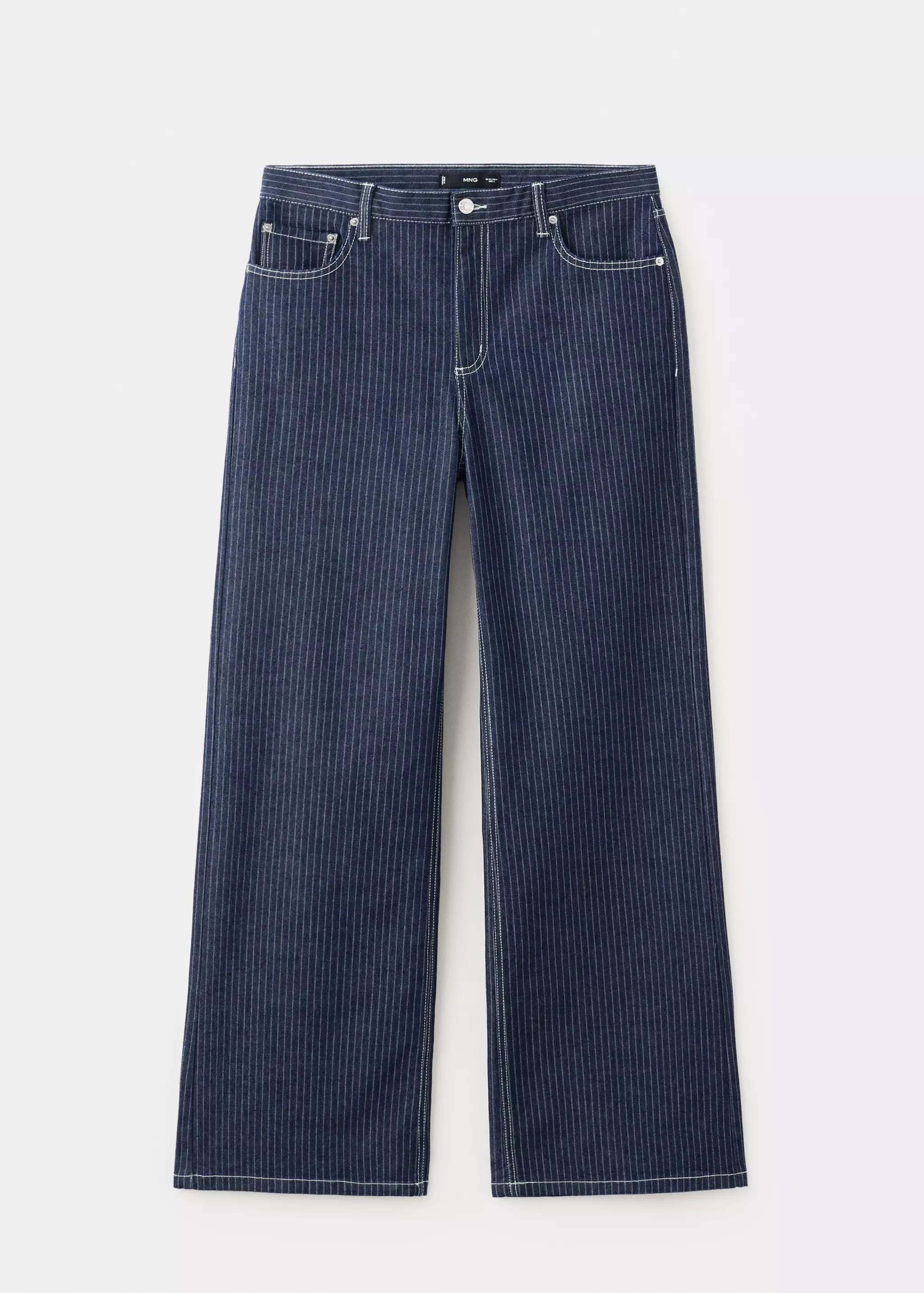 Straight striped jeans | Mango (US/MX/AU)