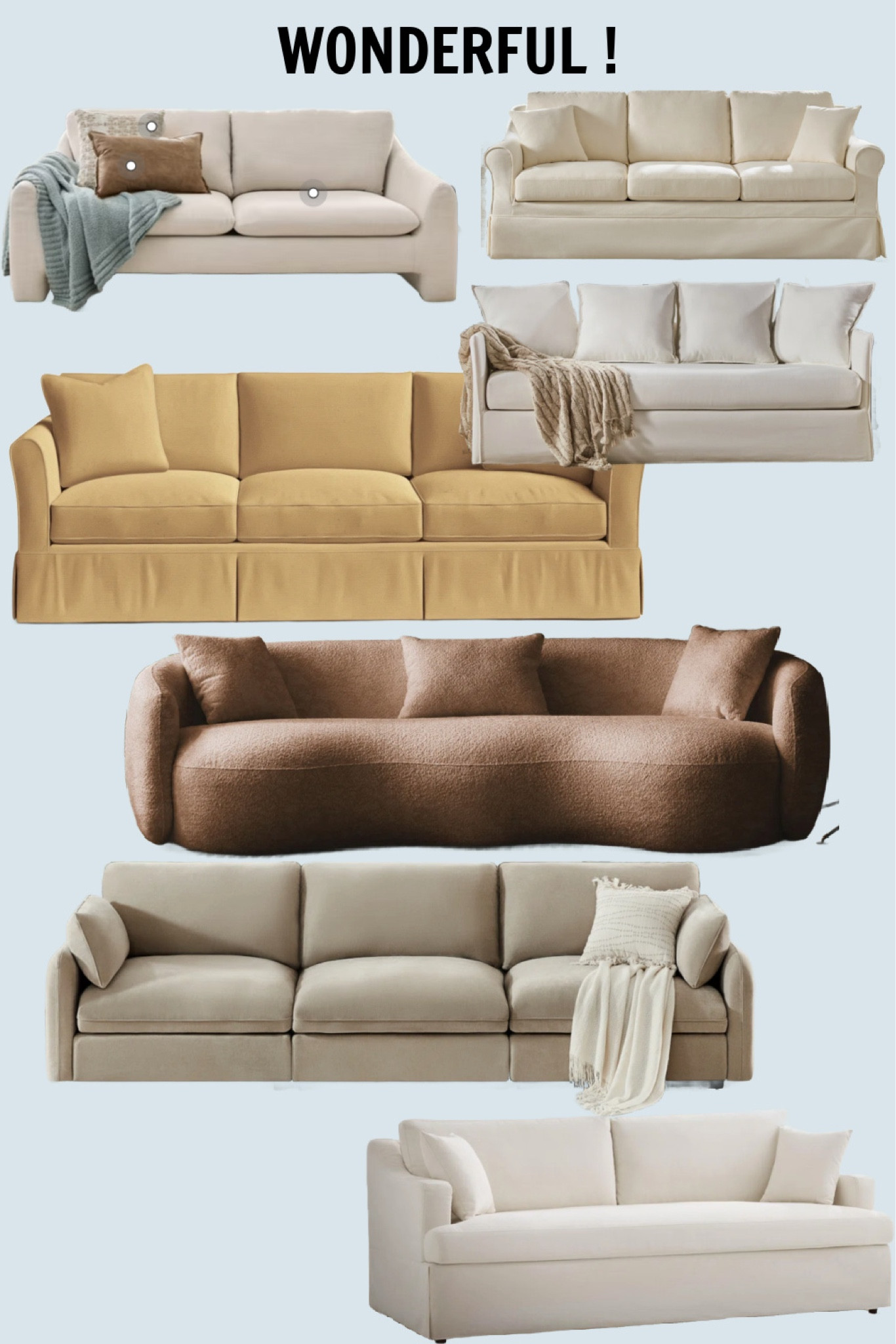 Wayfair Sofa Roundup! 🛋️ 
They are great ✨
.


#LTKHome #LTKSaleAlert