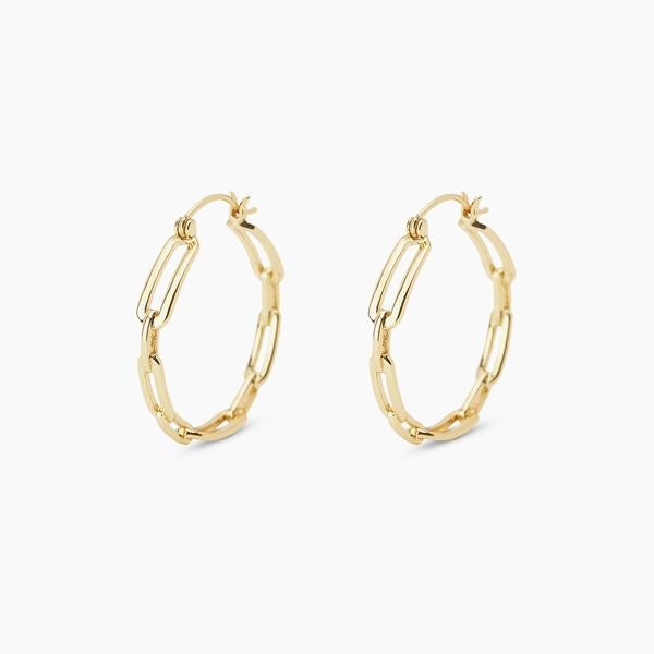 Parker Link Hoops | Gorjana