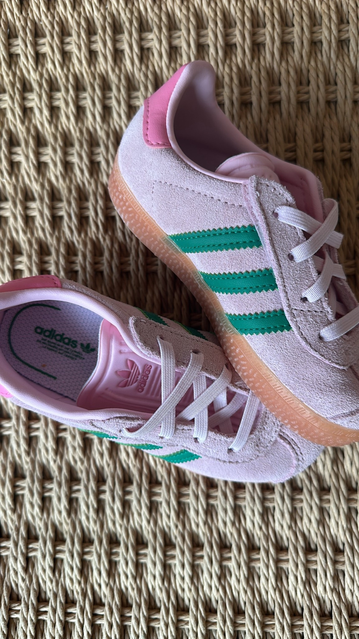 cutest color combo in her adidas sneaks 💕💚

#LTKShoeCrush #LTKKids