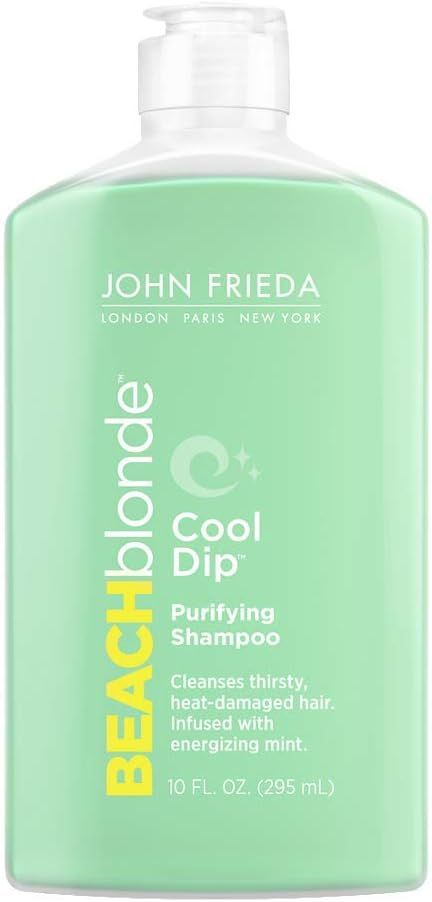 John Frieda Beach Blonde Cool Dip Purifying Shampoo with Energizing Mint, 10 Ounces, featuring Pe... | Amazon (US)