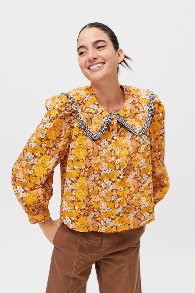 UO Prairie Collared Button-Down Shirt | Urban Outfitters (US and RoW)