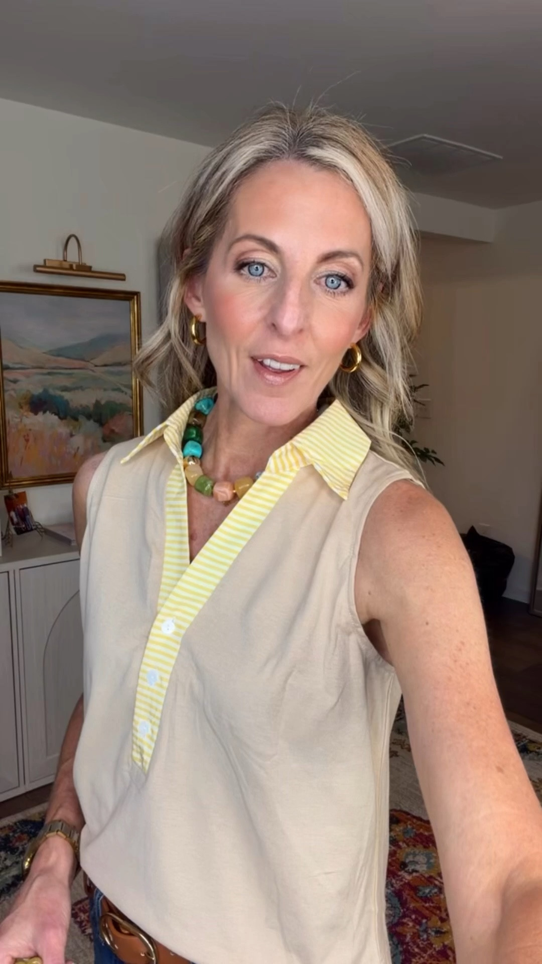 Friday favorite and keeping it affordable This $20 Amazon top comes in 10 colors and feels so good on. Paired with my go-to Target high rise straight jeans under $30 (rolled the hem for a casual Friday look).

Comment AMAZON and I’ll send you the links.

Summer top, Amazon fashion, Amazon style, fashion finds under 20, Amazon, affordable style  