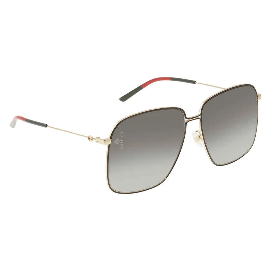 Gucci Grey Shaded Oversized Sunglasses GG0394S 001 61 - Walmart.com | Walmart (US)