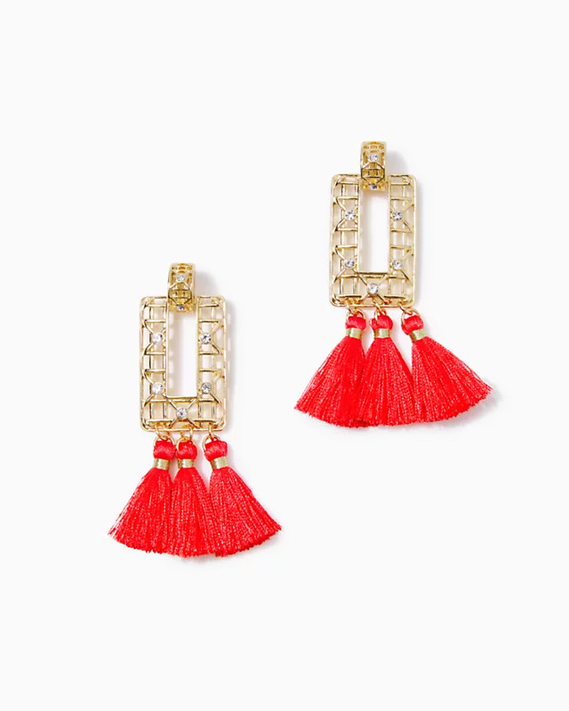 Island Vibes Tassel Earrings | Lilly Pulitzer | Lilly Pulitzer