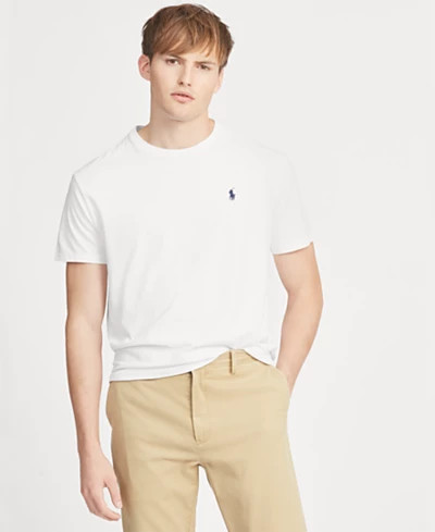 Polo Ralph Lauren Men's Classic-Fit Jersey Crewneck T-Shirt - Macy's | Macy's