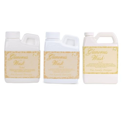 Elanze Designs Tyler Candle Glamorous and Luxurious High Efficient Wash 4 ounce Scented Fine Laundry Detergent Pack of 3; Tyler, Diva, Icon | Amazon (US)