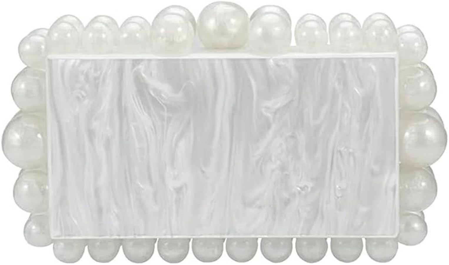 CUXVA Acrylic Evening Clutch Bag for Women Glitter Marble Purse Handbag for Wedding Party Prom | Amazon (US)