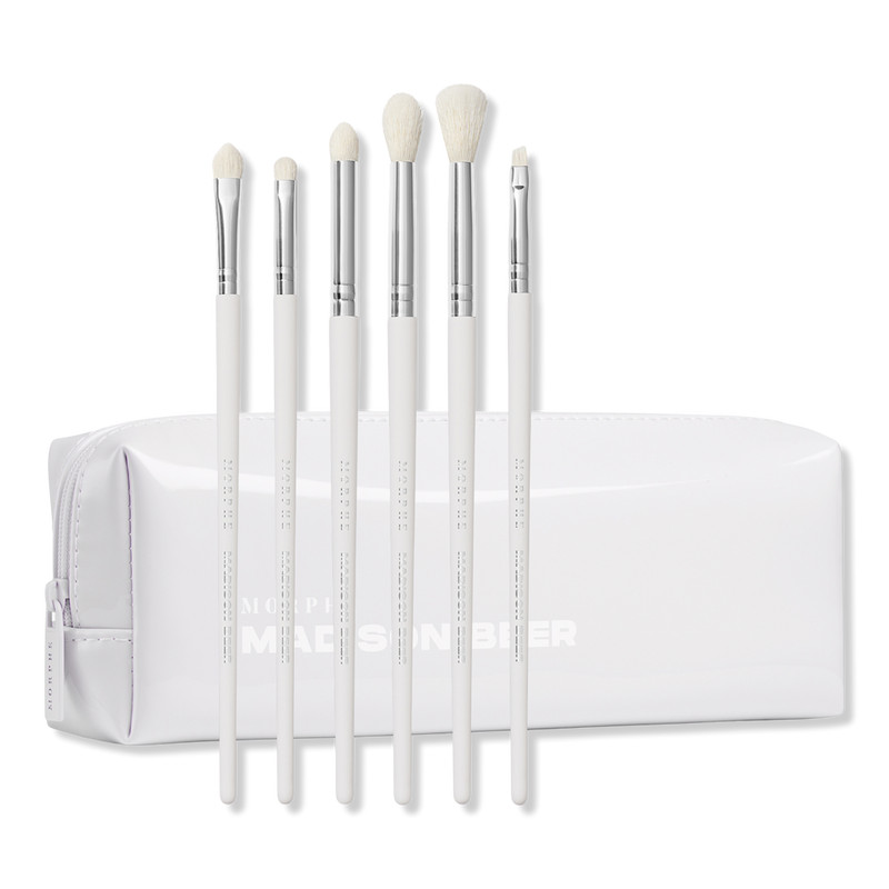 Madison Beer Channel Surfing 6-Piece Eye Brush Set + Bag | Ulta