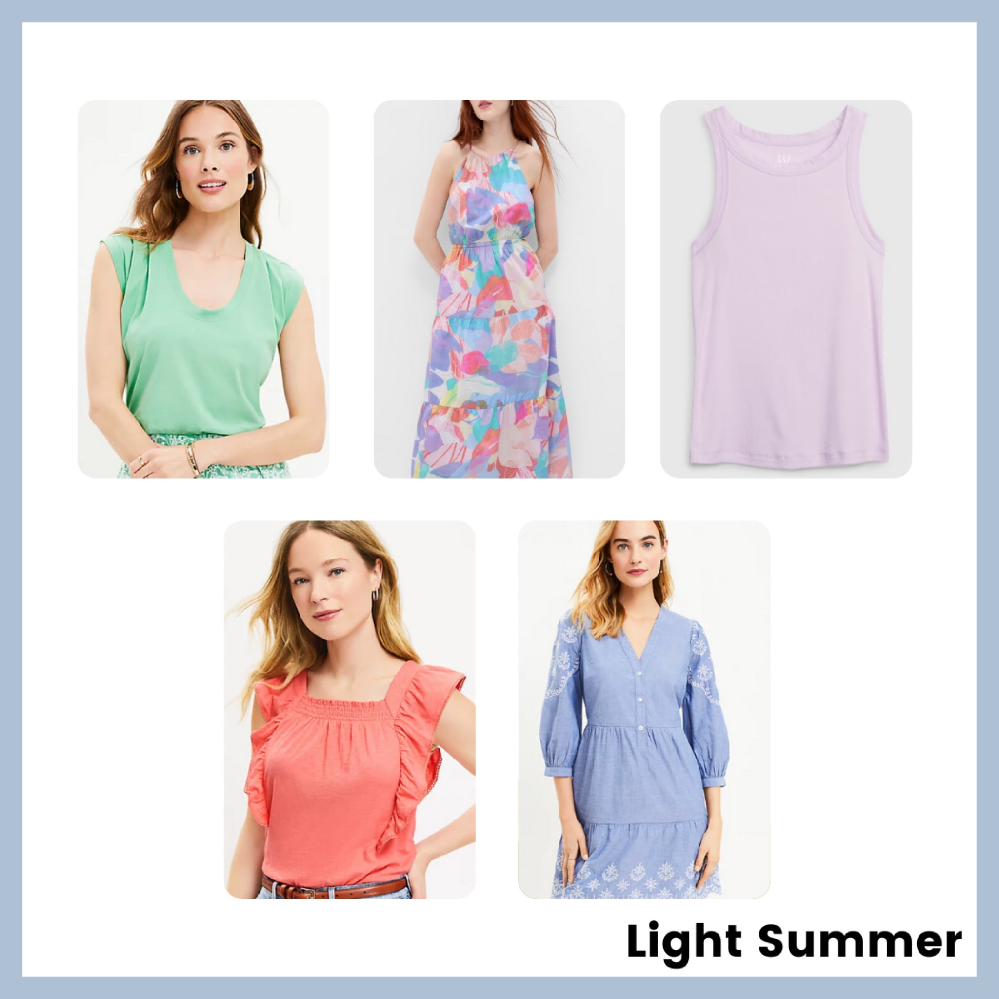 #lightsummerstyle #coloranalysis #lightsummer #summer

#LTKunder100 #LTKSeasonal #LTKunder50