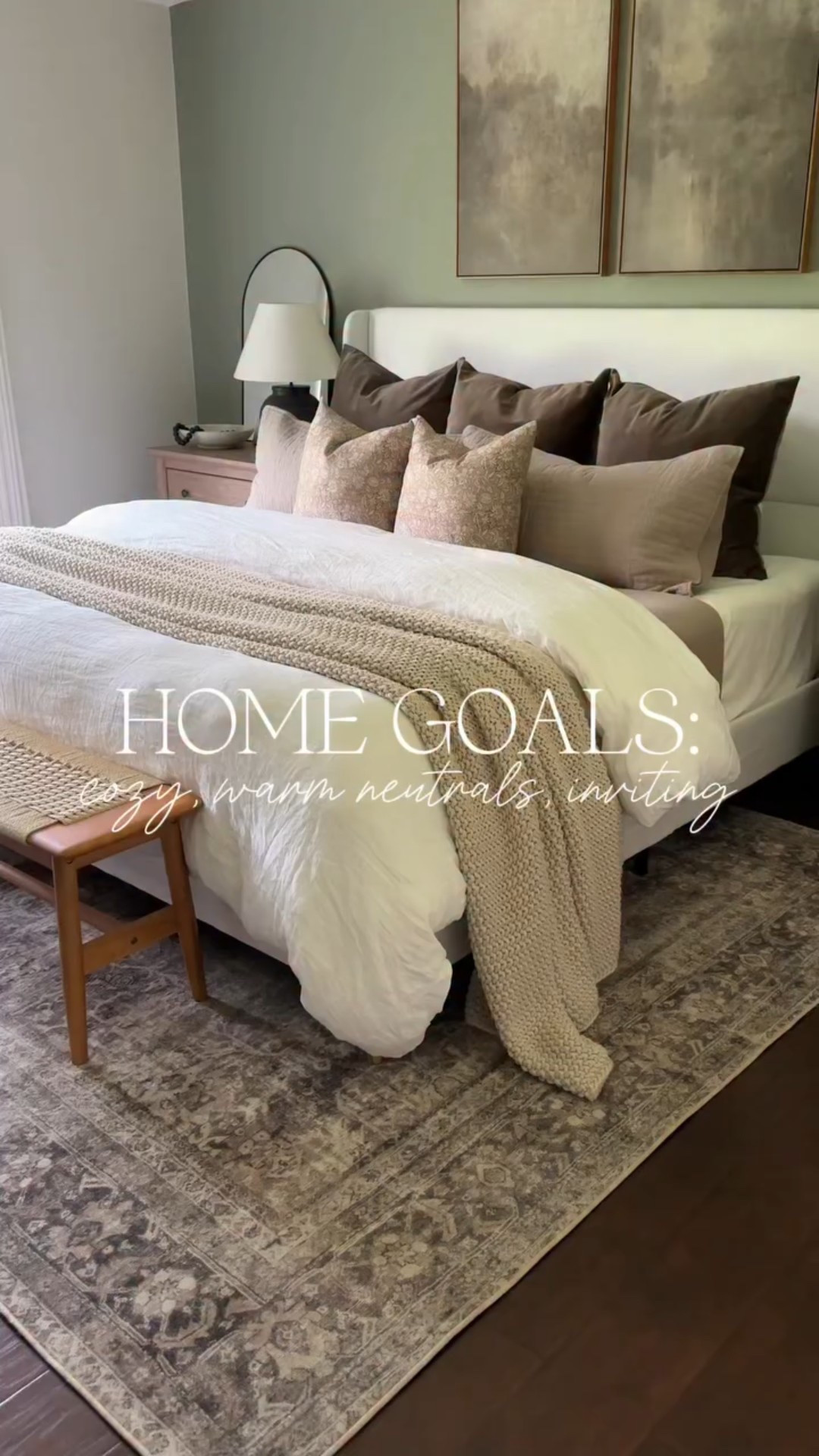 Home goals: create a space with warm neutrals, that feels cozy and inviting! 



#homedecor #homegoals #homevibes #cozyvibes #homestyling

#LTKHome