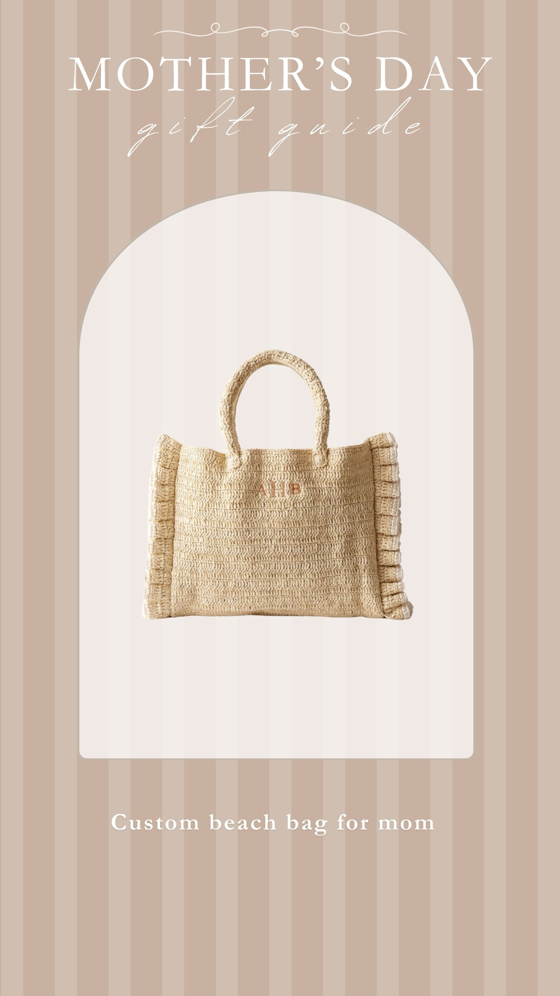 Mother’s Day Gift Guide 💕

Beach Bag 🏝️ Shop Now! 

#LTKSeasonal #LTKMothersDay #LTKmomlife