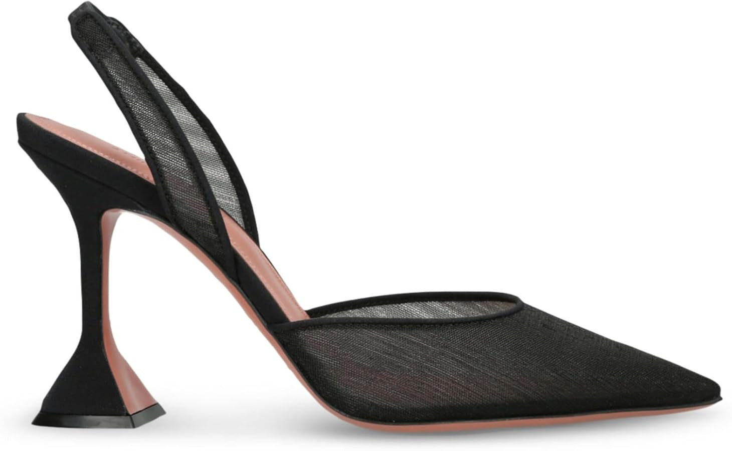 Slingback Mesh Mule Heels for Women with 3.75 Inches Heel | Amazon (US)