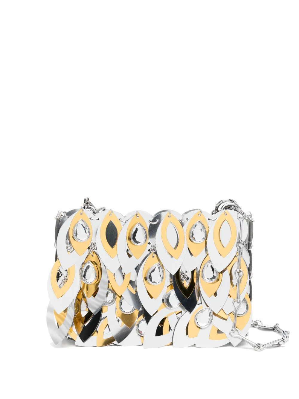 Rabanne Nano Teardrop Shoulder Bag | Silver | FARFETCH | Farfetch Global