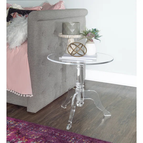 Kreger Pedestal End Table | Wayfair Professional