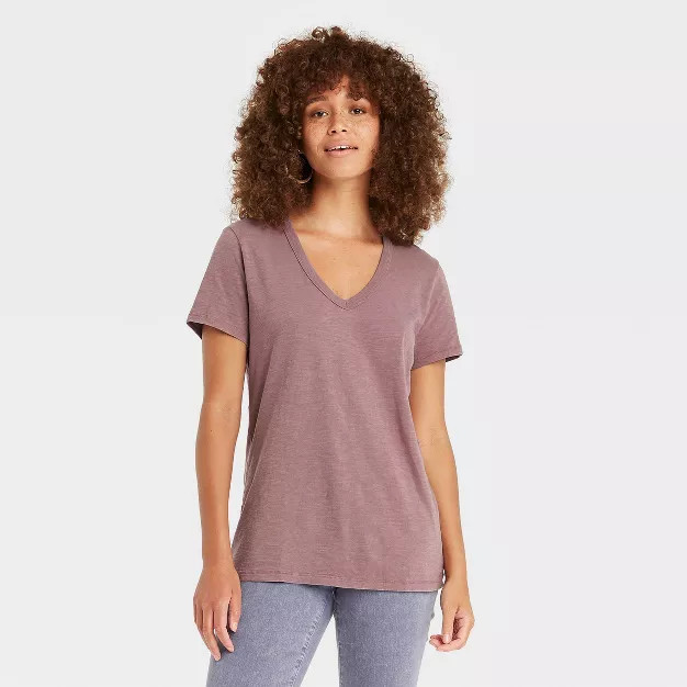 Women's Short Sleeve V-Neck T-Shirt - Universal Thread™ | Target