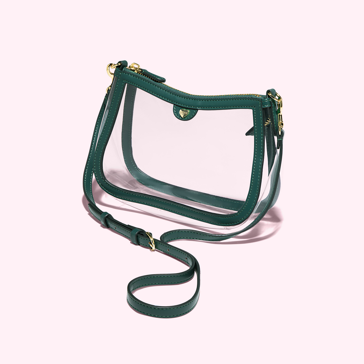 Clear Curved Crossbody | Shoulder Bag - Stoney Clover Lane | Stoney Clover Lane